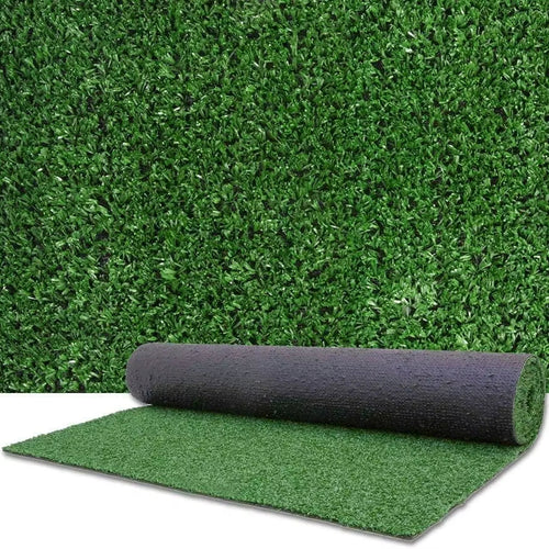4X11 Feet Artificial Grass Turf, 0.4" Indoor Outdoor Rug Synthetic Mat for Pets Kids Play Areas