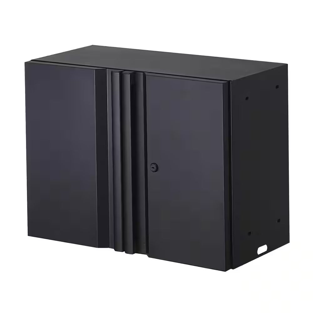 3-Piece Regular Duty Welded Steel Garage Storage System in Black