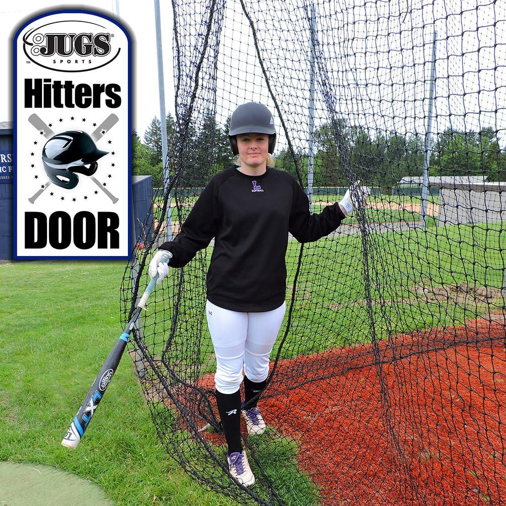 Batting Cage Nets: #60 Twisted Knotted Black Polyethylene. Heavy Duty, Commercial Grade