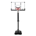 54-Inch Tempered Glass Portable Basketball Hoop with Mammoth Lift Adjustment & Ultra Rim - Model 90734-Outdoor Play