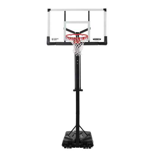 54-Inch Tempered Glass Portable Basketball Hoop with Mammoth Lift Adjustment & Ultra Rim - Model 90734-Outdoor Play