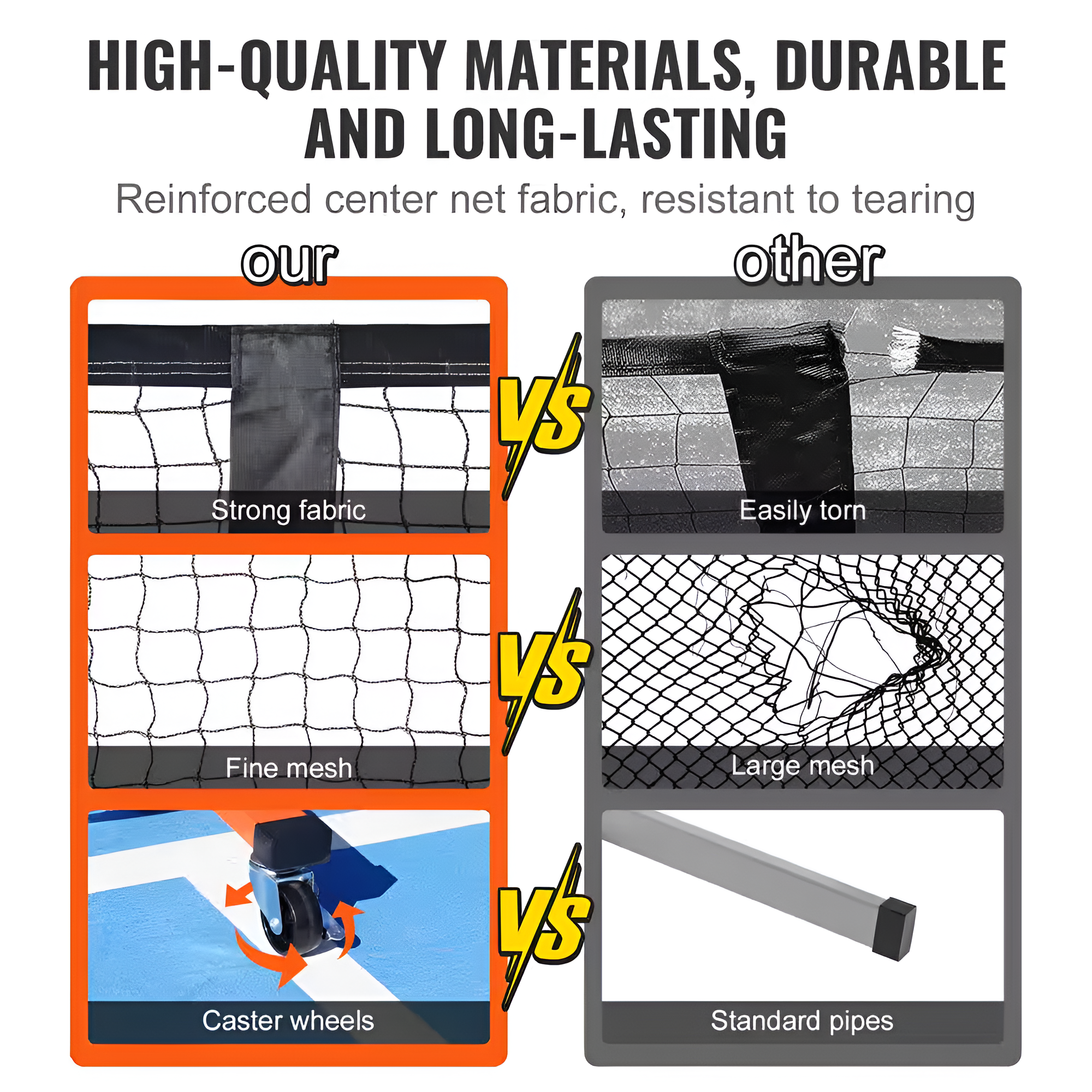 Pickleball Net Set 22 Ft. Pickleball System with Bags, Balls, Paddles, Wheels and Court Lines