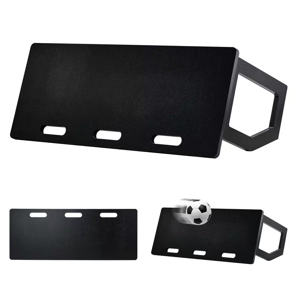 Soccer Rebounder Board, 40 X 16 Portable Soccer Wall with 2 Angles Rebound, Foldable HDPE Kickback Rebound Board