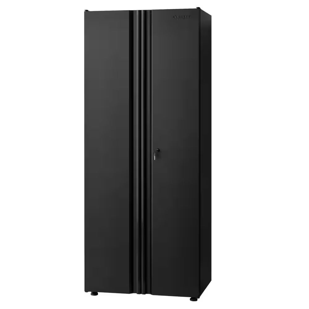 3-Piece Regular Duty Welded Steel Garage Storage System in Black