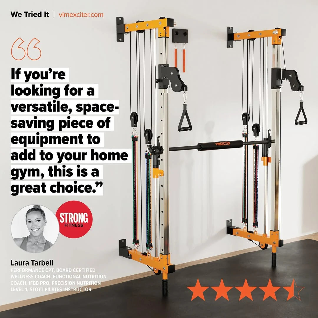 Folding Wall-Mounted Smith Machine