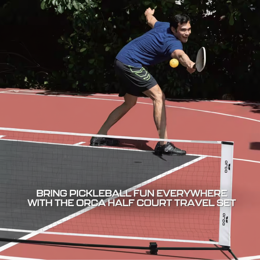 12.5Ft Pickleball Net Set for Half Court Games Pickleball Accessories Included